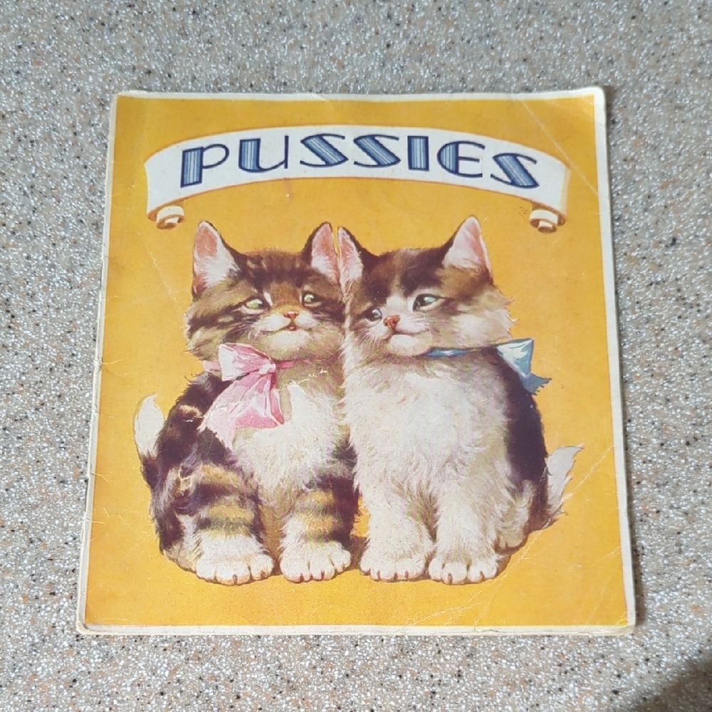 Vintage Cat Children's Book